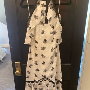 Noir by Sachin & Babi. B&W midi dress. Sz 4